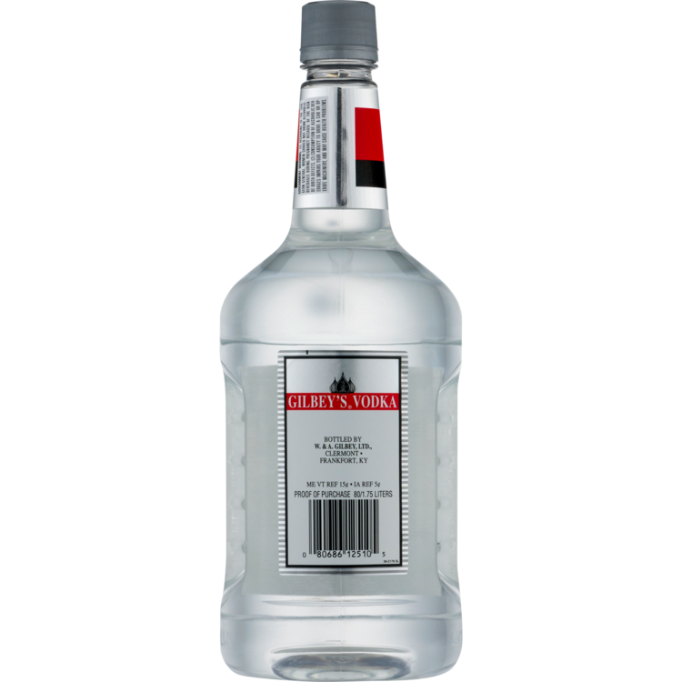 Gilbey's Vodka 80 - 1.75L - Back
