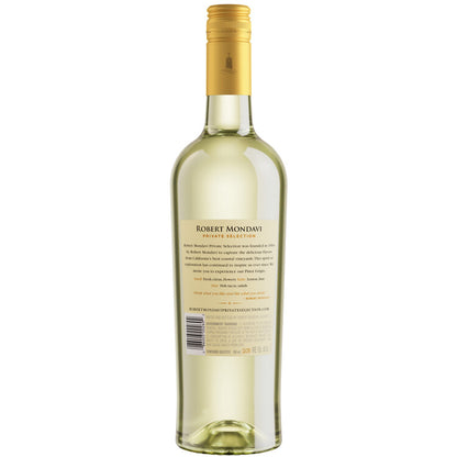 Robert Mondavi Private Selection Pinot Grigio California - 750ML - Back
