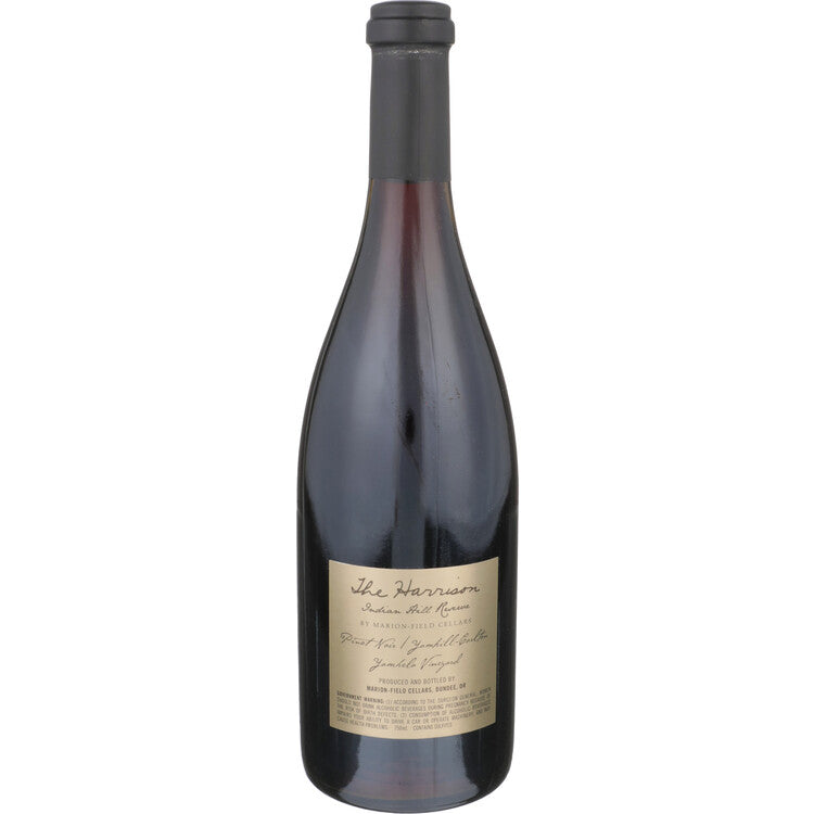 The Harrison Indian Hill Reserve By Marion Field Cellars Pinot Noir Ya - 750ML - Back