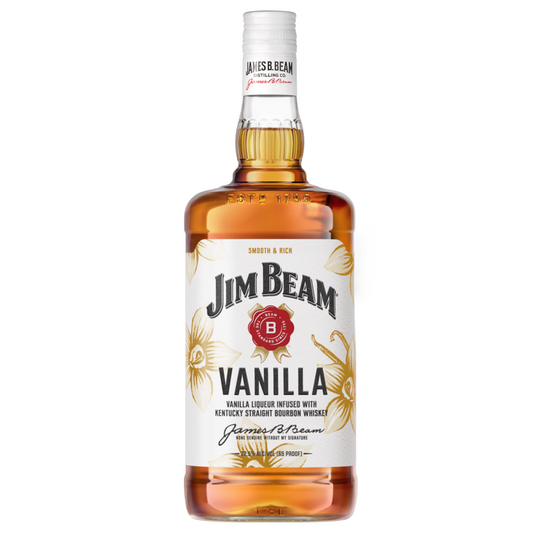 Jim Beam Vanilla Flavored Whiskey 65 - 1.75L - Front