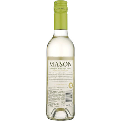 Mason Cellars Sauvignon Blanc Yount Mill Vineyard Yountville 2024 - 375ML - Back