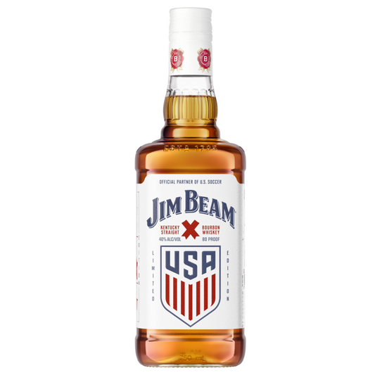 Jim Beam Straight Bourbon Us Soccer Limited Edition 4 Yr 80 - 750ML