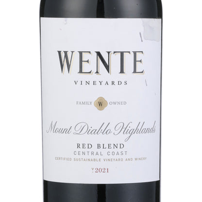 Wente Vineyards Red Wine Mount Diablo Highlands Central Coast - 750ML