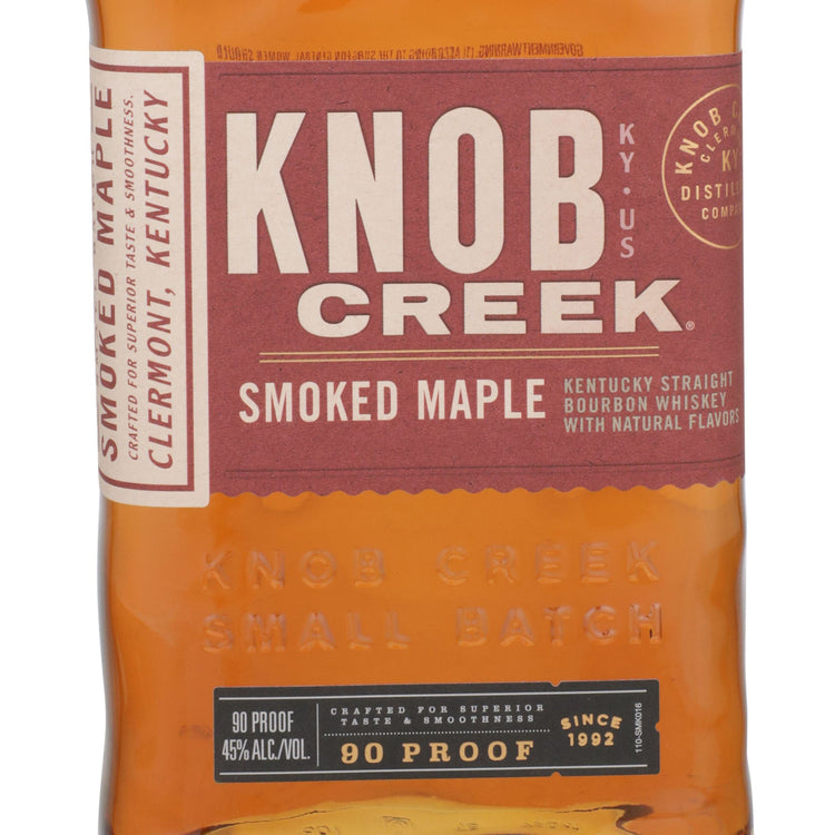 Knob Creek Smoked Maple Bourbon Flavored Whiskey 90 - 750ML