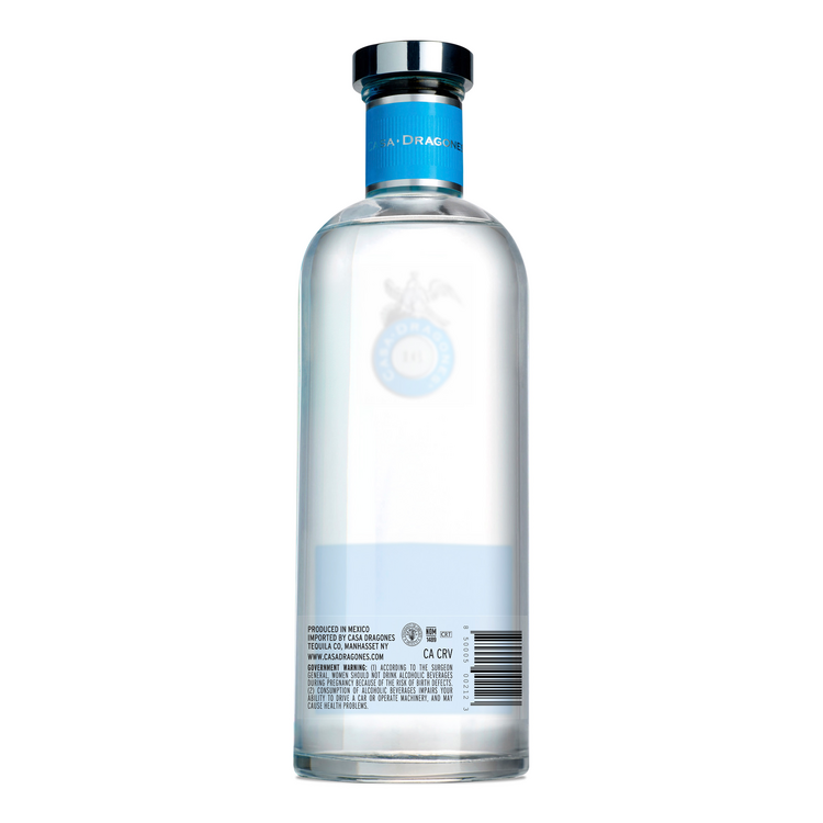 Casa Dragones Tequila Blanco 80 - 375ML - Back