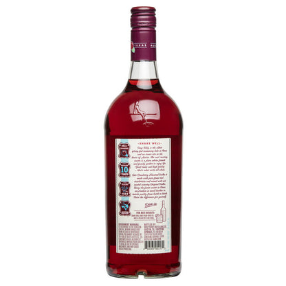 Deep Eddy Cranberry Flavored Vodka 70 - 1.0L - Back