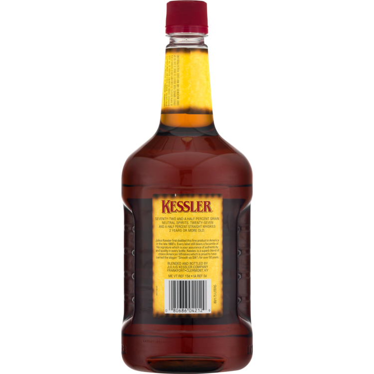 Kessler Blended American Whiskey 80 - 1.75L - Back