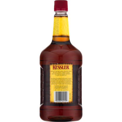 Kessler Blended American Whiskey 80 - 1.75L - Back
