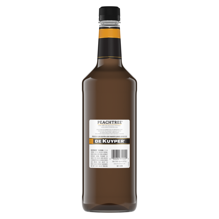 Dekuyper Peach Schnapps Peachtree 30 - 1.0L - Back