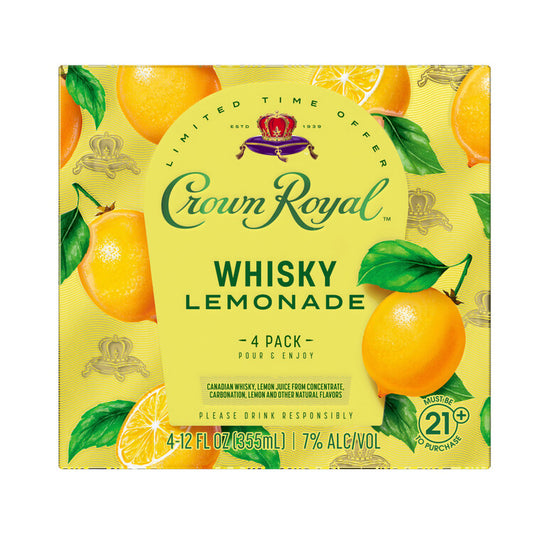 Crown Royal Whisky Lemonade Cocktail 14 - 355ML