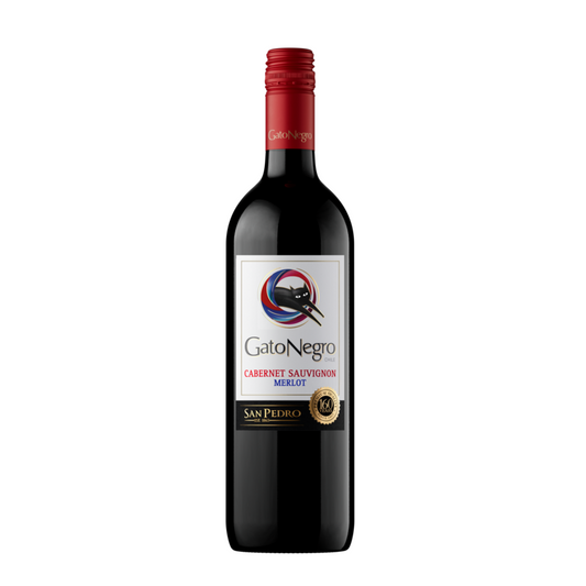 Gato Negro Cabernet Sauvignon/Merlot Central Valley - 750ML - Front