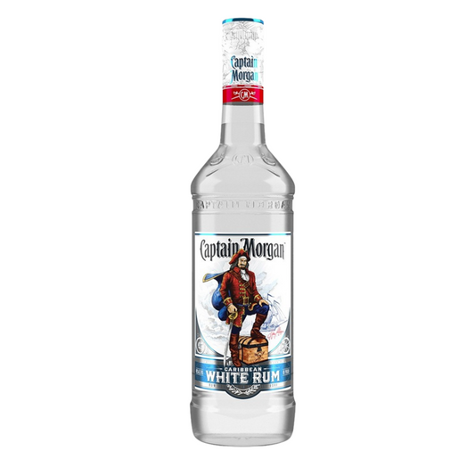 Captain Morgan Light Rum Signature White Caribbean Rum 80 - 1.0L - Front