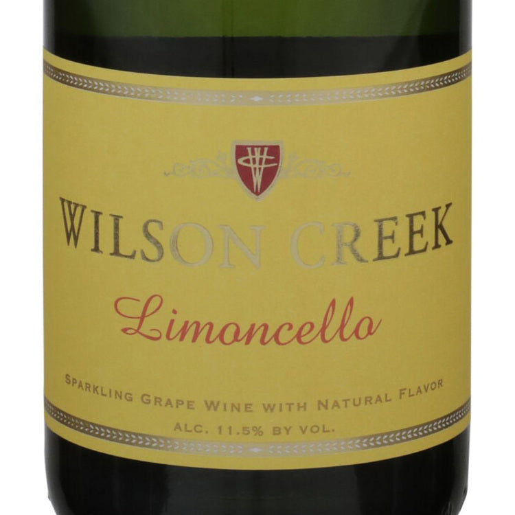 Wilson Creek Sparkling Limoncello Flavored Wine - 750ML - Front Label