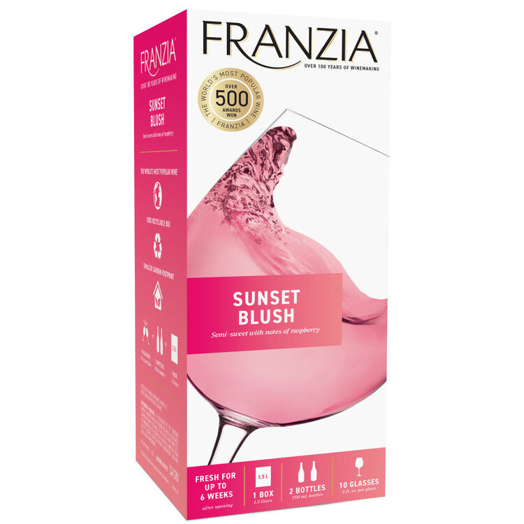 Franzia Sunset Blush American - 1.5L - Front