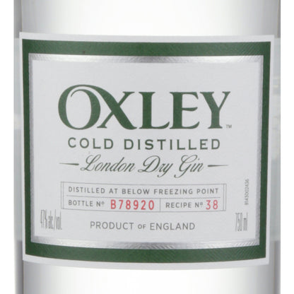 Oxley London Dry Gin Cold Distilled 94 - 750ML