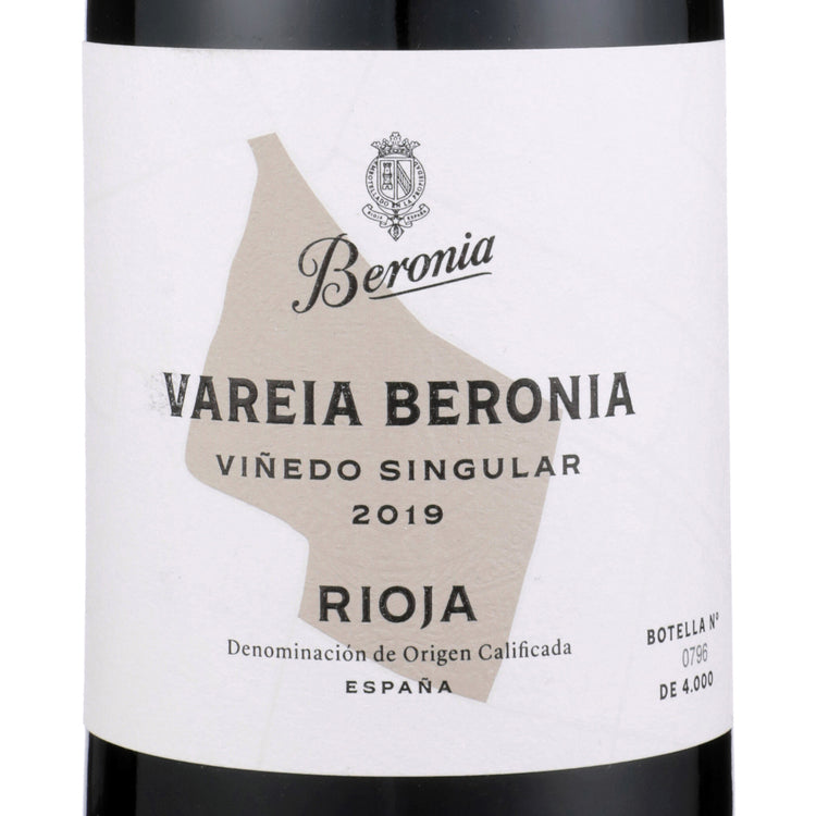 Beronia Rioja Vareia Beronia Vinedo Singular 2019 - 750ML