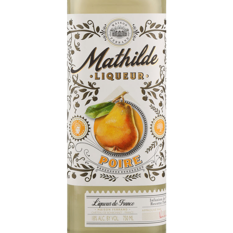 Mathilde Pear Liqueur Poires D'Anjou 36 - 750ML - Front Label
