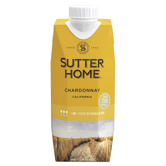Sutter Home Chardonnay California - 500ML - Front