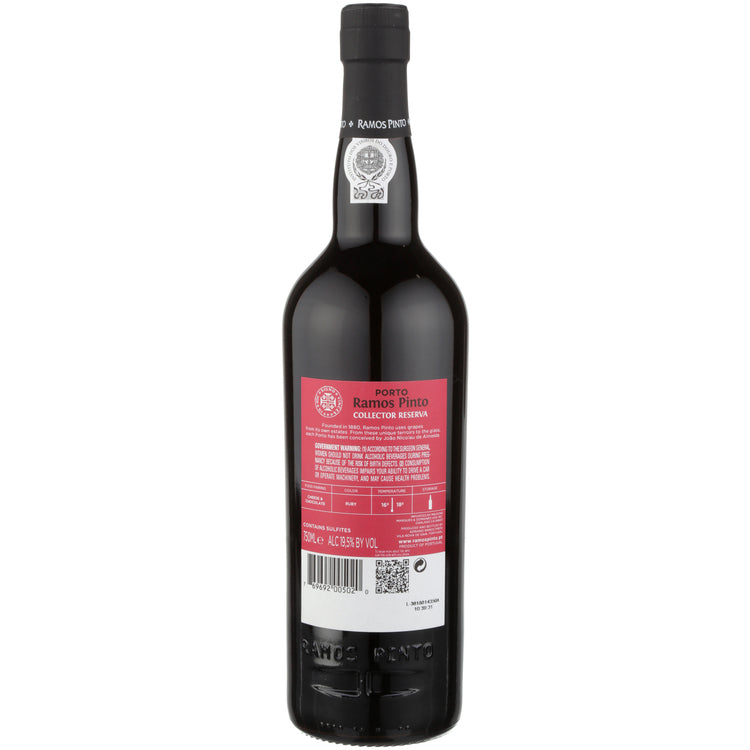 Ramos Pinto Porto Reserva Collector - 750ML - Back