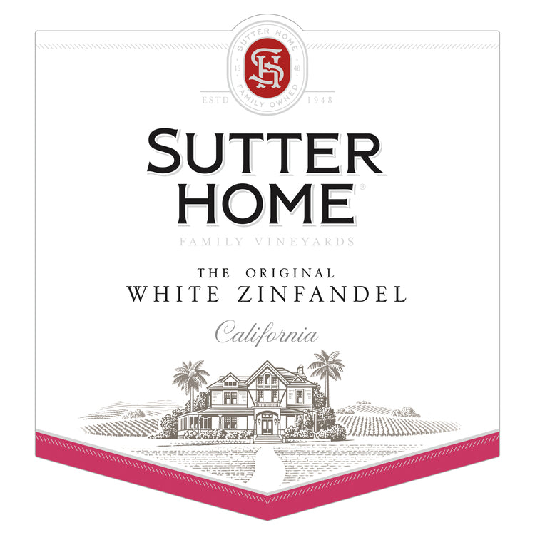 Sutter Home White Zinfandel City Of Hope California - 1.5L - Front Label