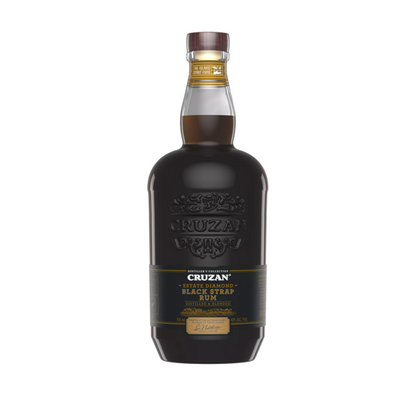 Cruzan Dark Rum Black Strap Estate Diamond 80 - 750ML - Front