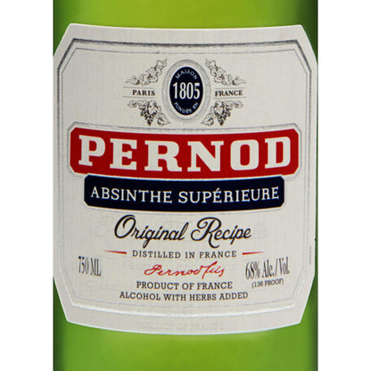 Pernod Absinthe Superieur The Original Recipe 136 - 750ML - Front Label