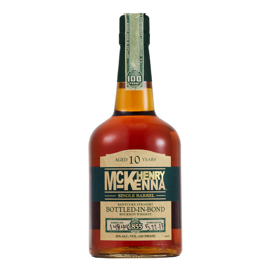 Henry Mckenna Straight Bourbon Single Barrel Bottled In Bond 10 Yr 100 - 750ML - Front