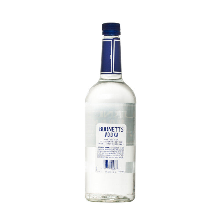 Burnett's Vodka Superior Smoothness 80 - 1.0L - Back