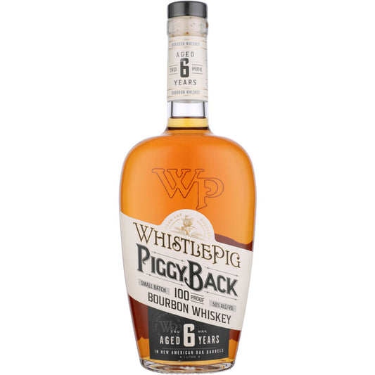 Whistlepig Bourbon Piggyback In New American Oak Barrels 6 Yr 100 - 1.0L - Front