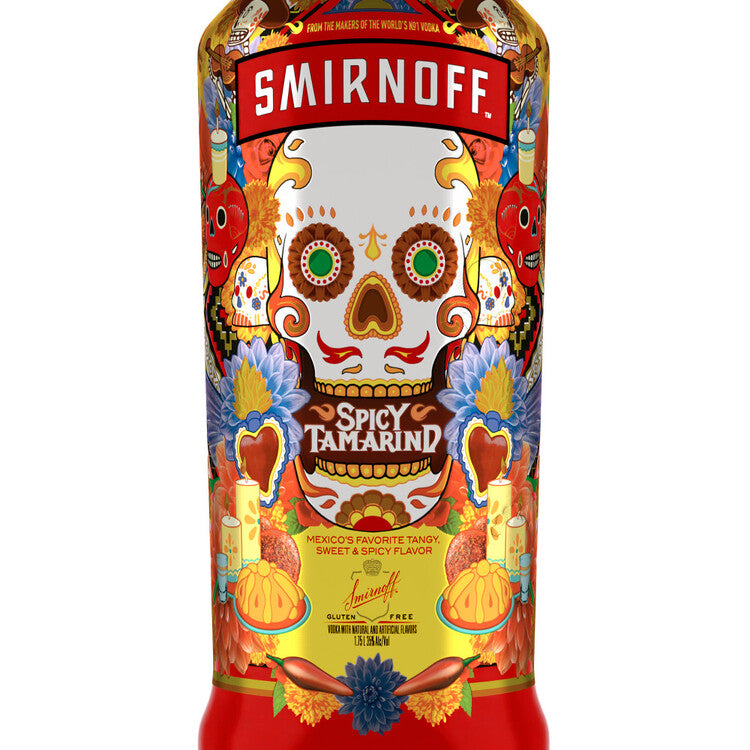 Smirnoff Spicy Tamarind Flavored Vodka 70 - 1.75L - Front Label