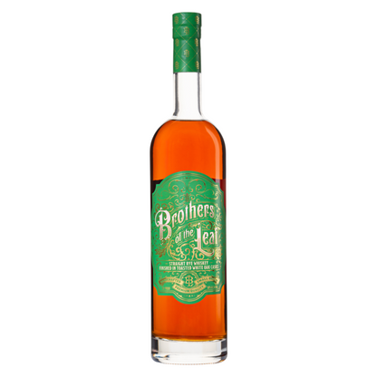 Brothers Of The Leaf Straight Rye Whiskey Finished In Toasted American - 750ML - Front