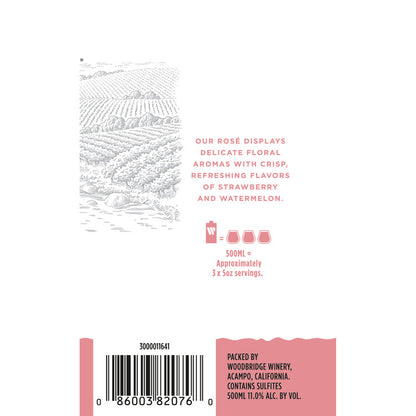 Woodbridge Rose Wine California - 500ML