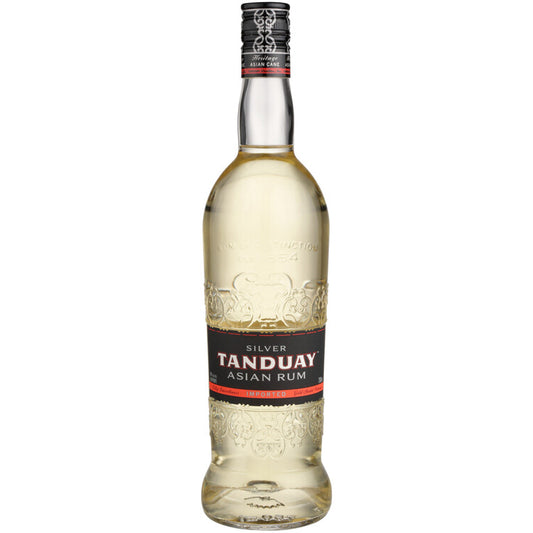 Tanduay Silver Asian Rum 5 Yr 80 - 750ML - Front