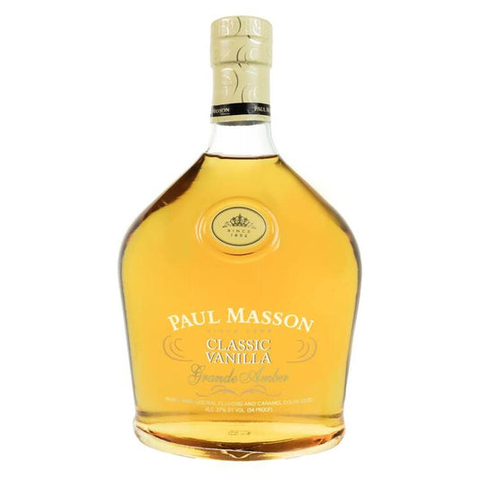 Paul Masson Vanilla Flavored Brandy Grande Amber Classic 54 - 750ML - Front