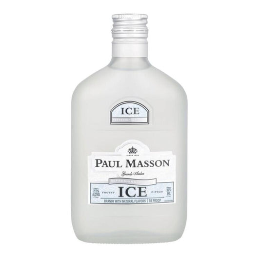 Paul Masson Citrus Flavored Brandy Grande Amber Ice 59 - 375ML - Front