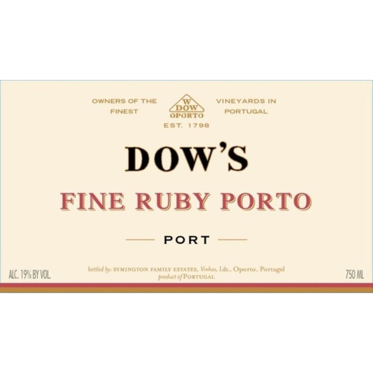 Dow's Porto Ruby #1 - 750ML - Front Label