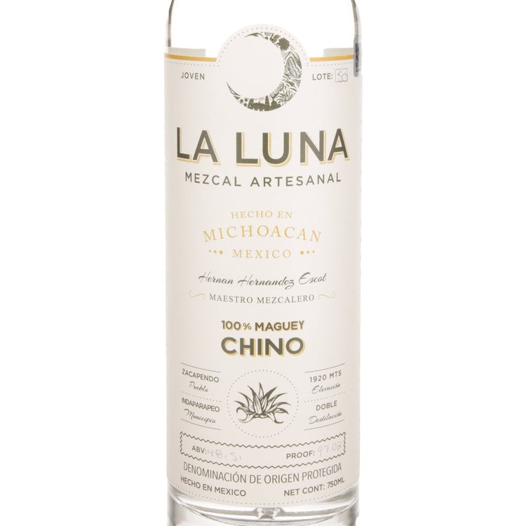 La Luna Mezcal Chino Silvestre 97.02 - 750ML - Front Label