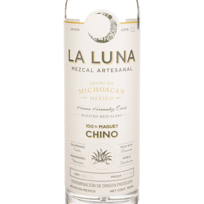 La Luna Mezcal Chino Silvestre 97.02 - 750ML - Front Label