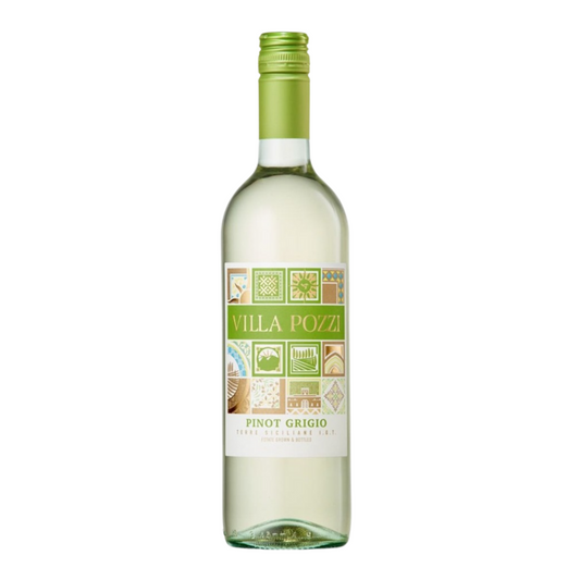 Villa Pozzi Pinot Grigio Terre Siciliane - 750ML - Front