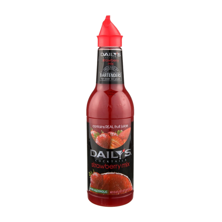 Daily's Strawberry Margarita Mix - 1.0L - Front