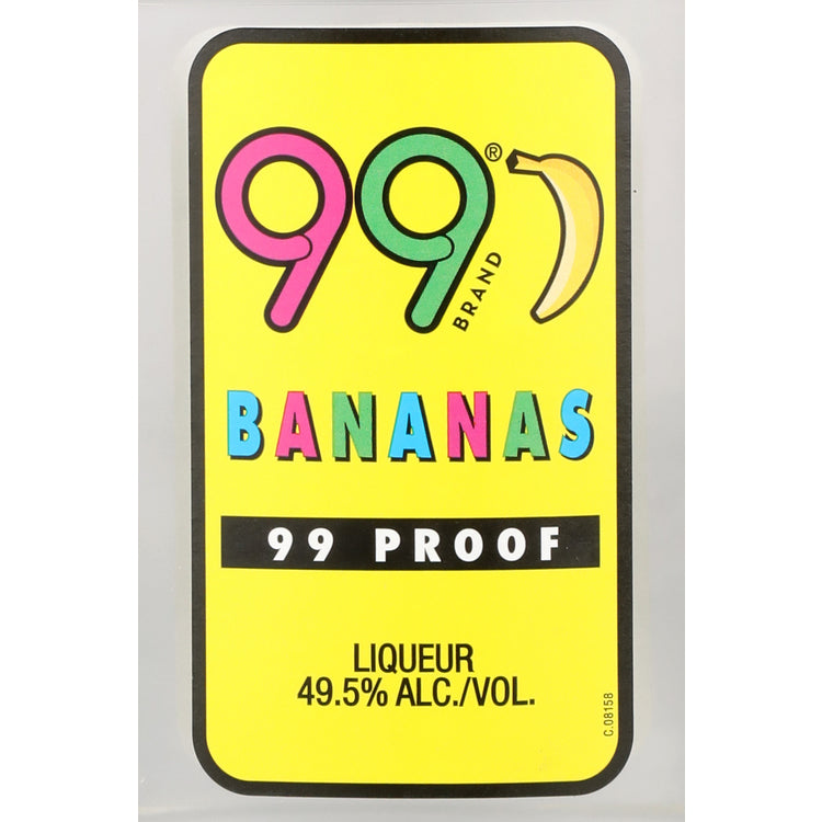 99 Brand Banana Schnapps 99 - 200ML - Front Label