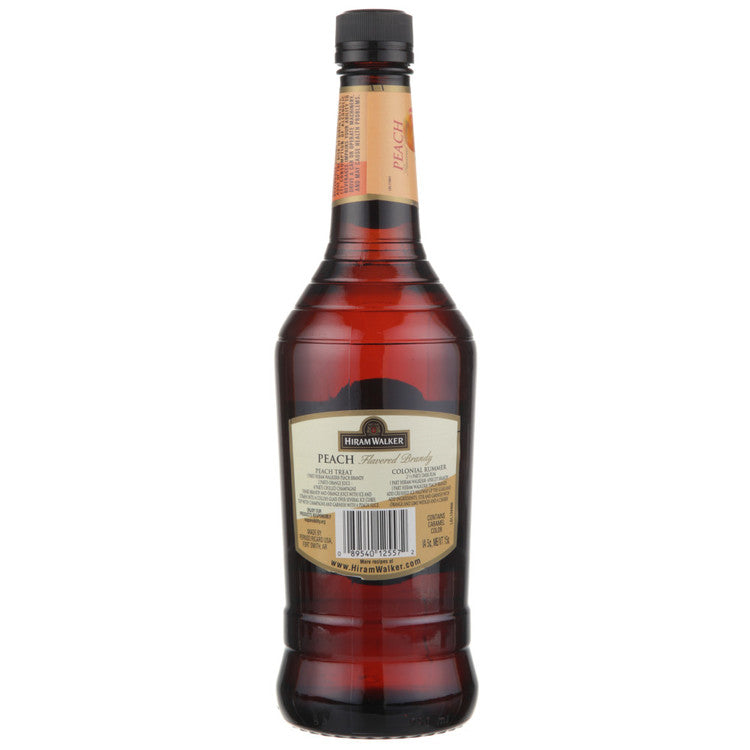 Hiram Walker Peach Flavored Brandy 60 - 750ML - Back