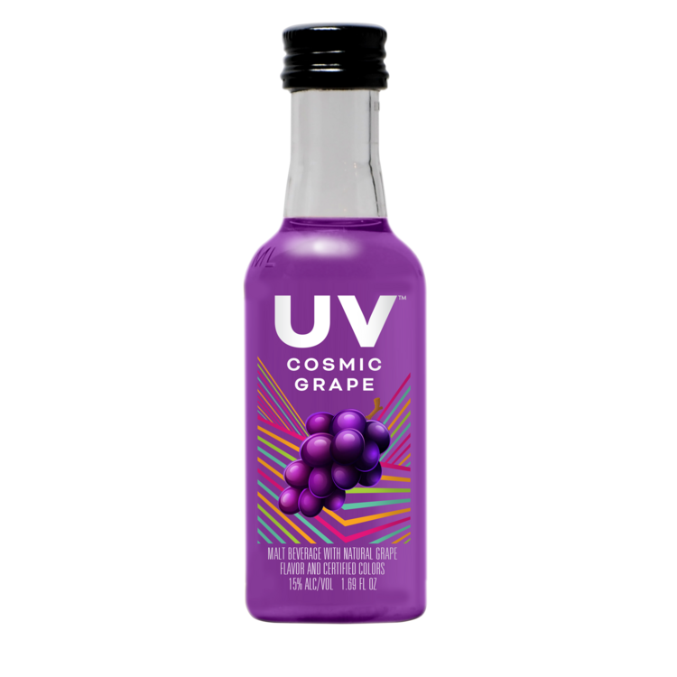 Uv Grape Flavored Vodka 60 - 50ML - Front