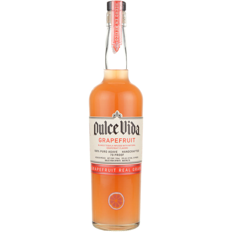 Dulce Vida Grapefruit Flavored Tequila 70 - 375ML - Front