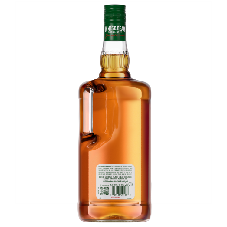 Jim Beam Straight Rye Whiskey 80 - 1.75L - Back