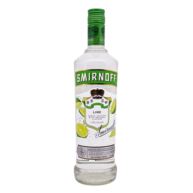 Smirnoff Lime Flavored Vodka 60 - 750ML