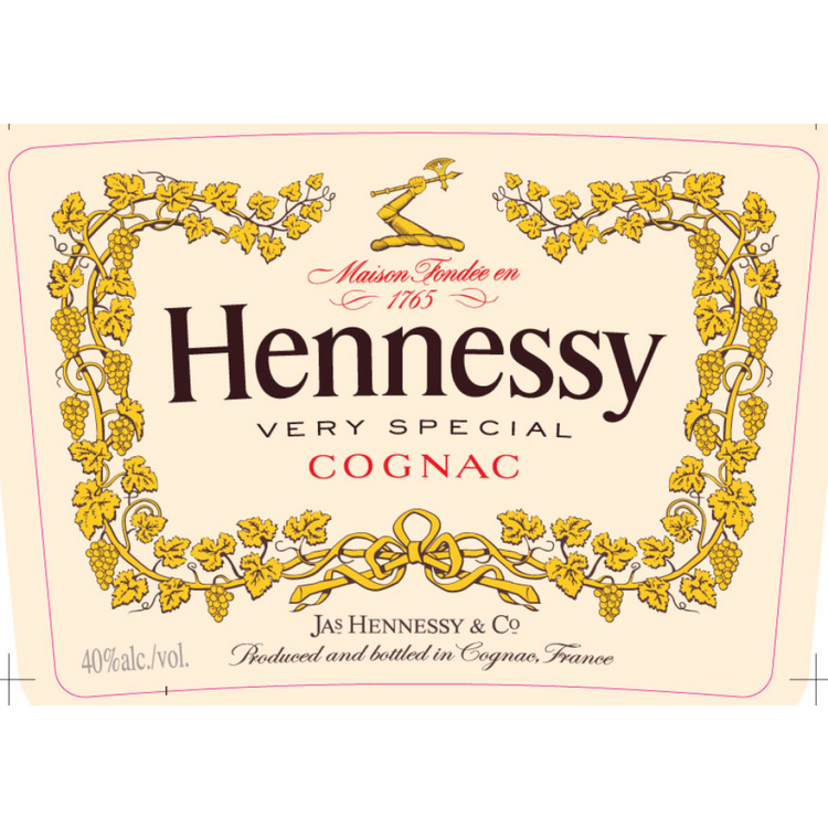 Hennessy Cognac Very Special 80 - 750ML - Front Label