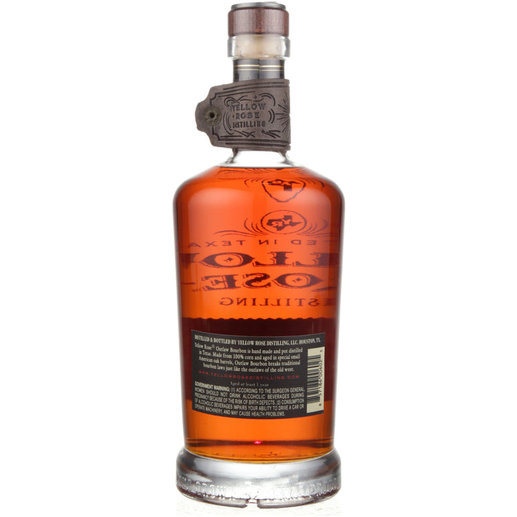 Yellow Rose Distilling Bourbon Outlaw 92 - 750ML - Back