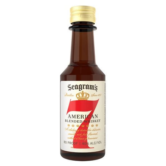 Seagram's Blended American Whiskey 7 Crown 80 - 50ML - Front