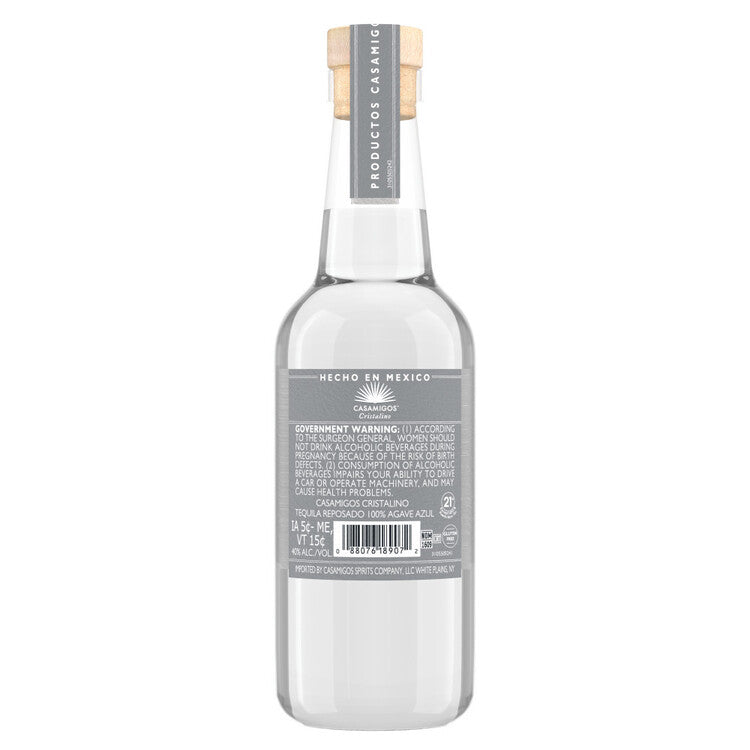 Casamigos Tequila Reposado Cristalino 80 - 375ML - Back
